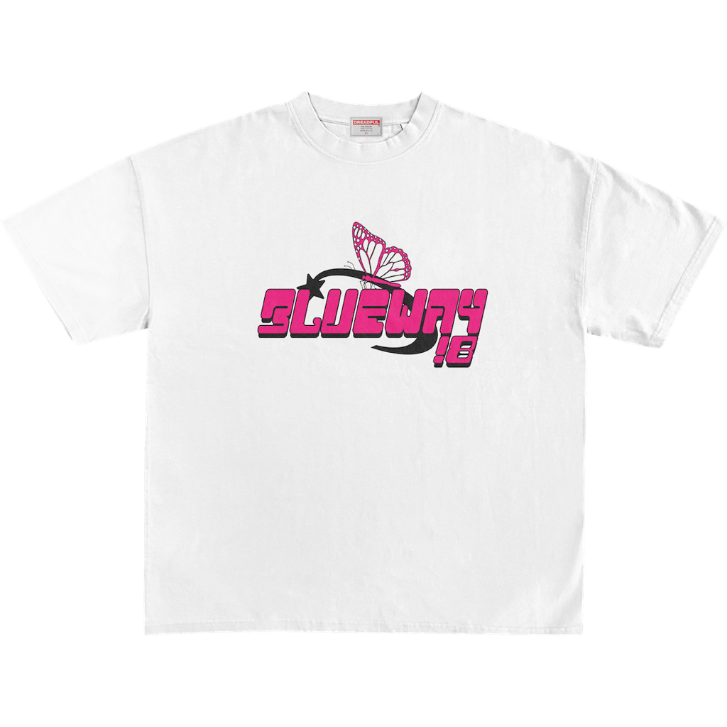 BLWY STARSTRUCK T SHIRT - (PINK) WHITE