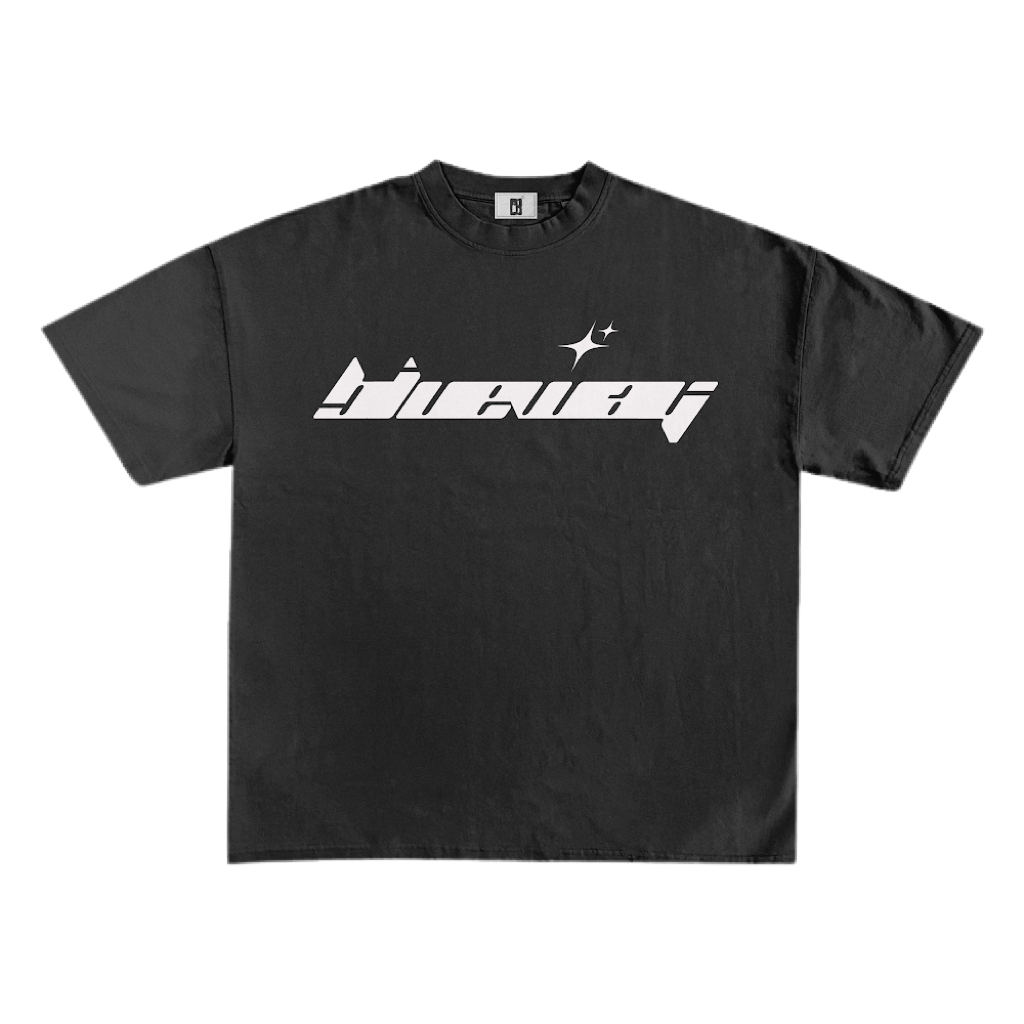 BLWY BOĆA LOGO TEE - (WHITE) BLACK