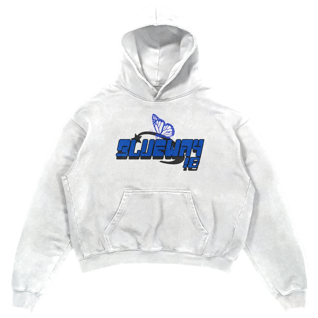 BLWY STARSTRUCK HOODIE - (BLUE) WHITE