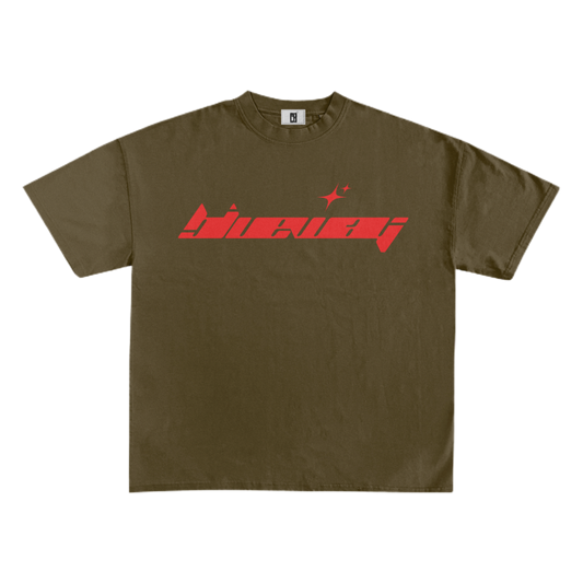 BLWY BOĆA LOGO TEE - (ORANGE) BROWN