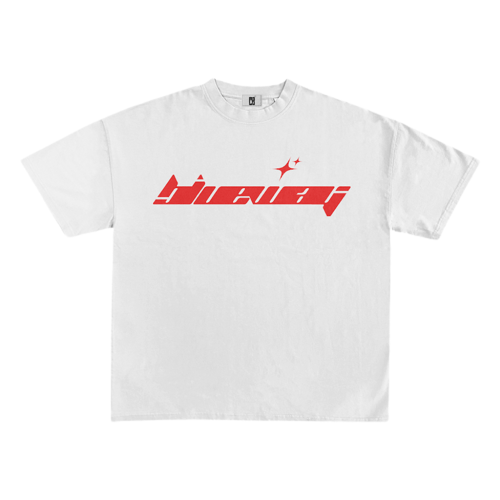 BLWY BOĆA LOGO TEE - (ORANGE) WHITE