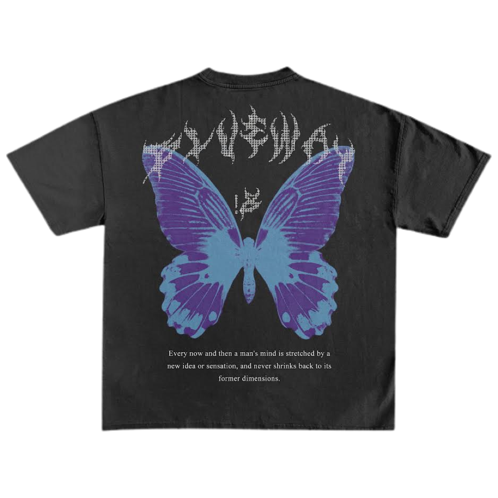 BLWY BUTTERFLY T SHIRT RHINESTONE